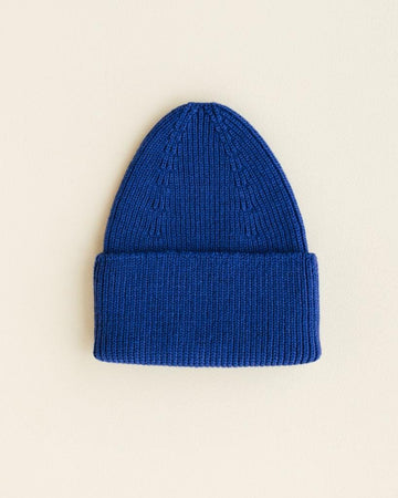 Beanie Fonzie Adult - Cobalt Blue